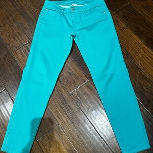 Celebrity Pink Vibrant Teal Skinny Jeans size 7‎